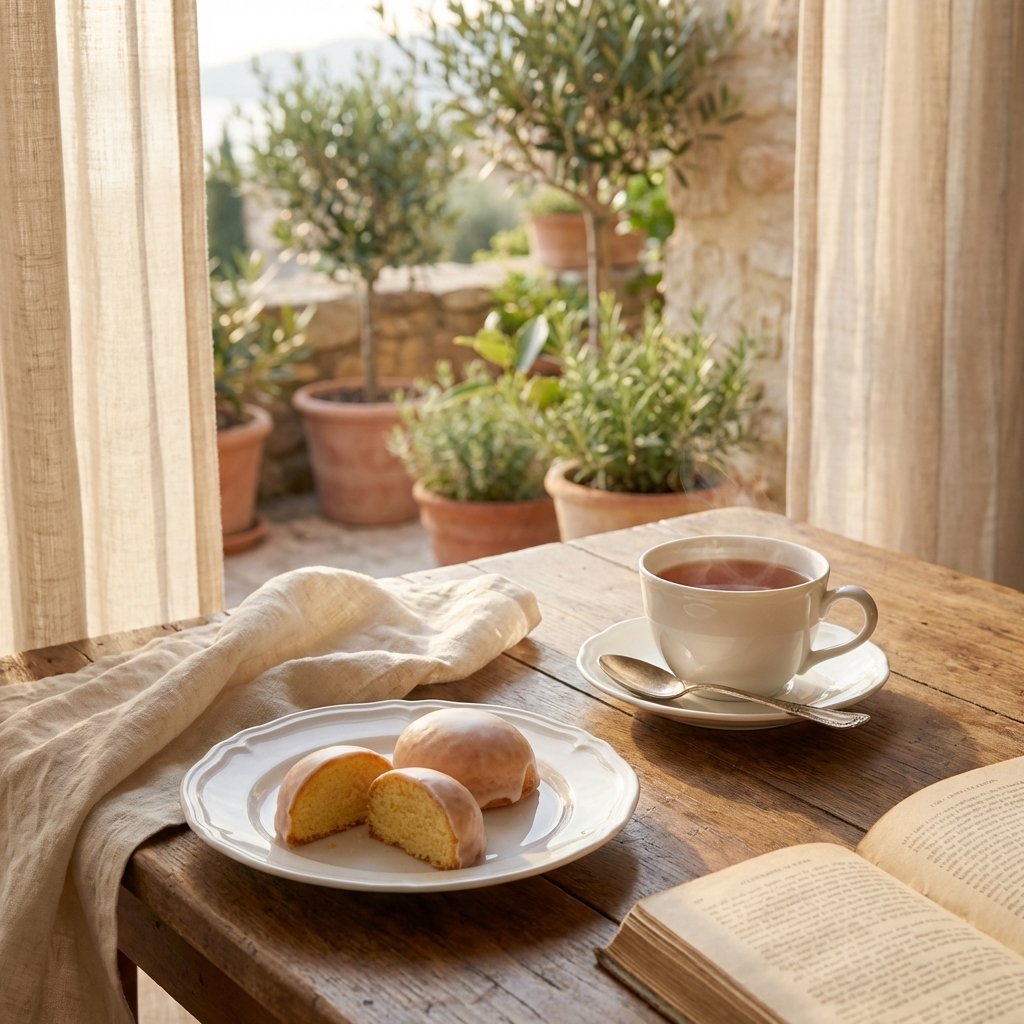 Tea time with Lemon Cake