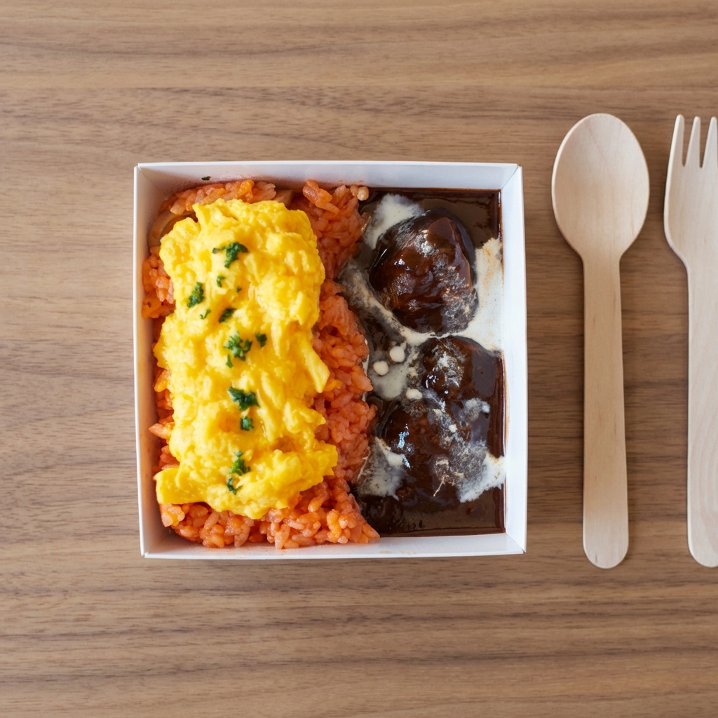 峯野牛ブルゴーニュのオムライス