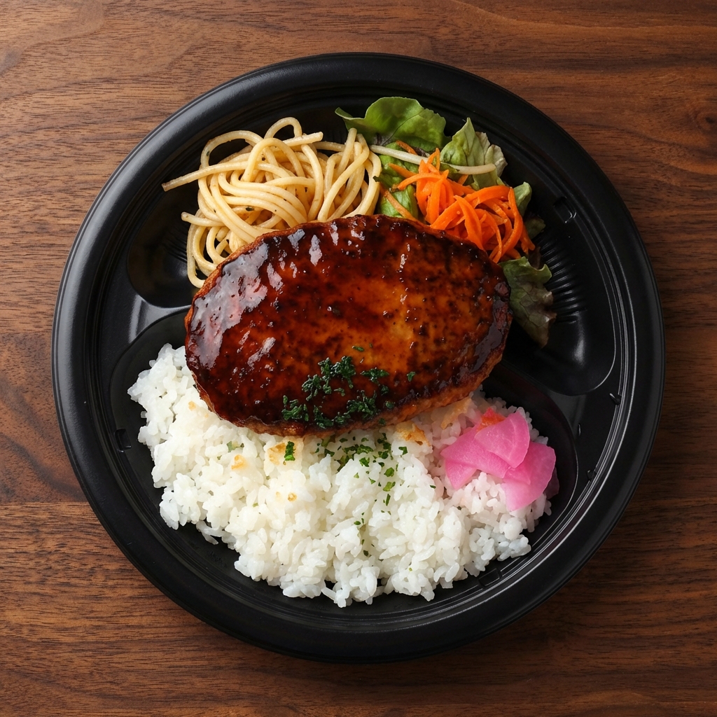 高タンパク質ハンバーグ弁当