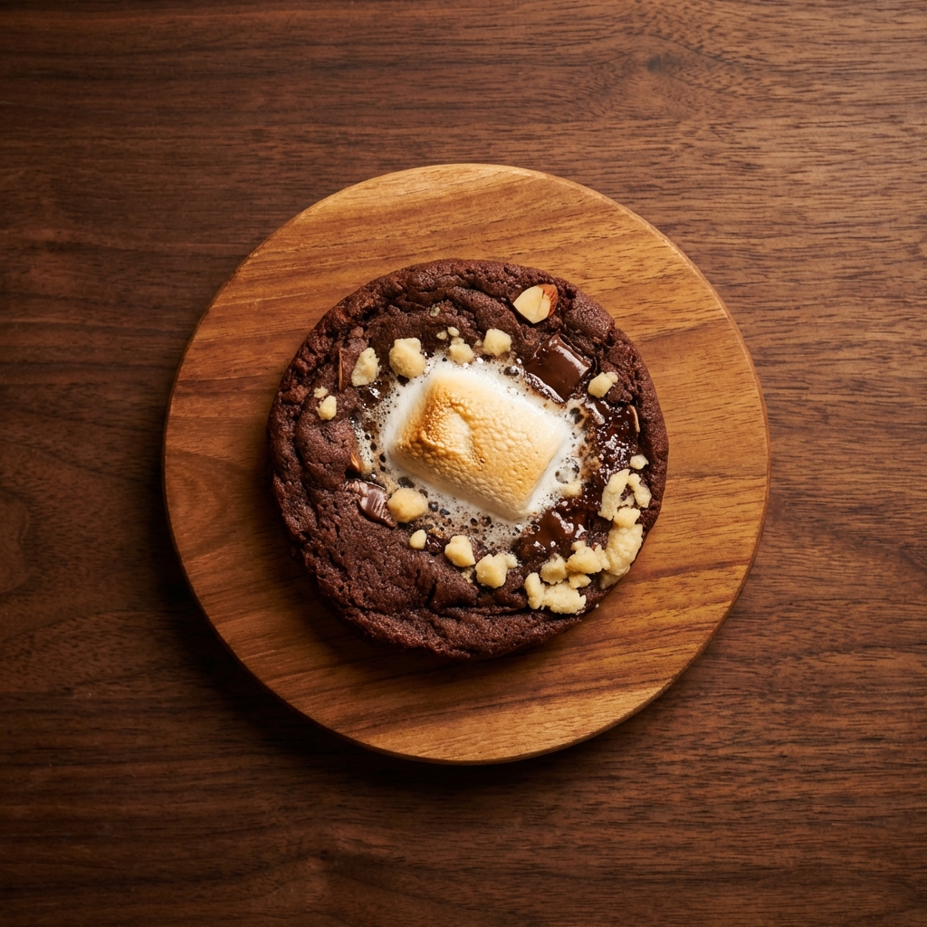 チャンククッキー(ココアアーモンドスモア)