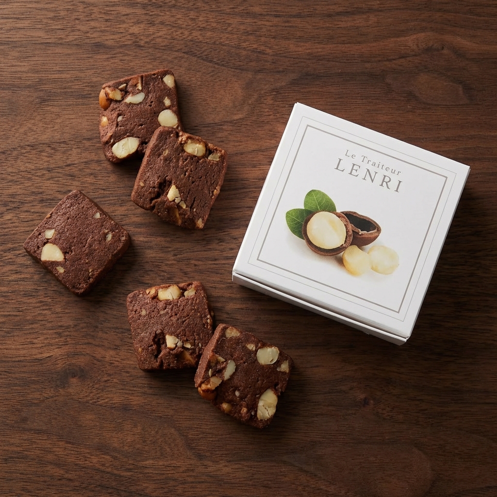 L+D クッキー箱(8枚入り) ココアマカダミア